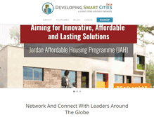 Tablet Screenshot of developingsmartcities.org